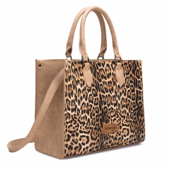 wrangler leopard print wide tote crossbody – tan wrangler leopard print wide tote crossbody – tan